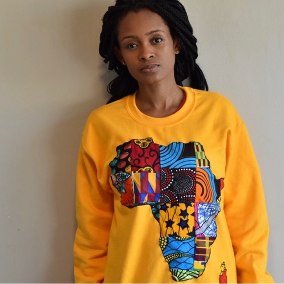 🚨🚨🚨RESTOCK ALERT 🚨 🚨🚨🚨 AFRICAN MAP SWEATSHIRT - Picture 2 of 6
